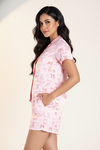 Zivame Satin Short Set - Crystal Rose — thumbnail 2